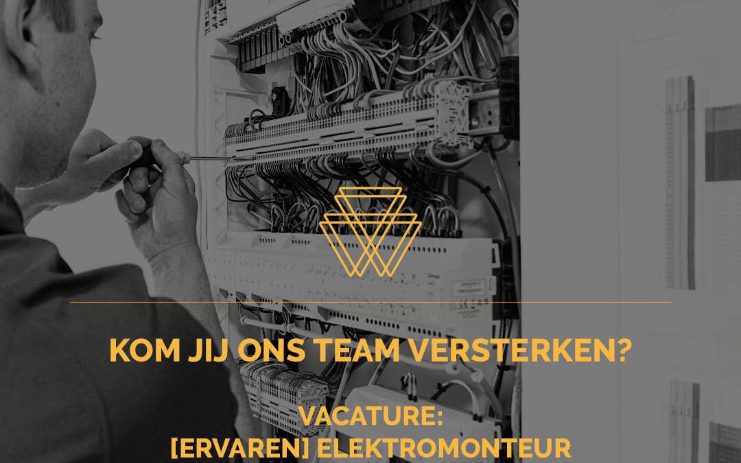 vacature elektromonteur domotica